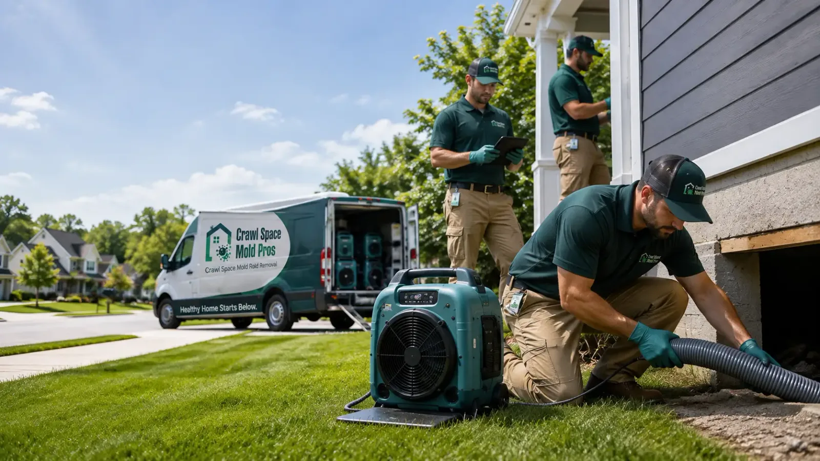 Crawl Space Mold Removal in Renwick, IA